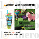 Official Minecraft Movie 2025 Dome Double Wall Cup     Rare     Cheapest Worldwid
