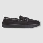 Club Room Men s Black Slip-on Moccasin Slippers Shoes Size 12-13 xl
