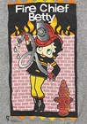 Vintage Betty Boop T-shirt 90s Fire Dept Chief Betty 1998 Graphic Tee Retro 2xl 
