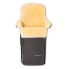 Natural Sheepskin Stroller Footmuff Fall Winter Baby Shower Gift Made In Germany