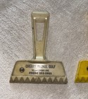 2 Vtg Ice Scrapers-gulf Gas Service Station-cherry Avenue Charlottesville Va 