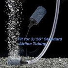 50 Pack 1 Inch Aquarium Air Stone  Cylinder Bubble Aerator Diffuser Fish Tank Bu