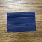 Porsche Blue Leather Credit Card Wallet