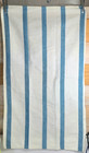 Vintage Kitchen Dish Towel  Woven Stripes  Blue Stripes