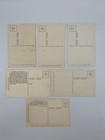 Lot Of 6 Vintage Native American Curteich Linen Postcards  Unused