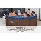 Bestway Saluspa Toronto 7 Person Smart Airjet Plus Hot Tub   App Control  Brown
