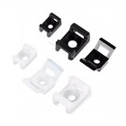 Cable Zip Ties Mount Fixing Bases  Wire Cords Saddle Screw Fixed Clips Holders