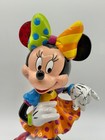 Disney Showcase Minnie Mouse Romero Britto Bling 90th Figurine Signed 2017
