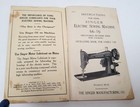 Vintage 1941 Singer Electric Sewing Machine 66-16 Instruction Booklet