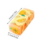 Cute Fruits Rubber Eraser Primary Student Prizes Promotional Gift Stationery   
