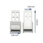 Yhxixi 10pcs Upholstery Spring Clips Couch Repair Kit Sofa Chair Zig    