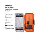 Klein Tools Drill And Driver Bit Set  21 Pieces