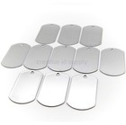 250 Matte Stainless Steel Dog Tags  S s Ball Chain Necklace  Silencer Repair Kit