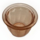 Vtg Pink Depression Glass Ramekin Paneled 2 5  Tall