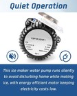 New Upgraded Ysp2pjdvf1 Ice Maker Water Pump  Ice Machine Water Pump Ysp2pjdvf1 