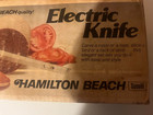 Hamilton Beach 275alb Electric Knife 120v 8 In 2 Stainless Blades Almond Vtg