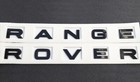 Genuine Matte Black For Range Rover Emblems Front Hood Tailgate Logo Badge Oem
