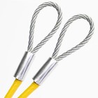 3 16  Coated Pvc Galvanized Steel Cable Metal Wire Rope 1ft-75ft  clear  Yellow 