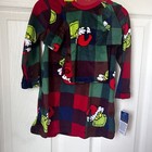 Dr  Suess The Grinch Girl   18  Doll Matching Nightgowns Pajamas 2t New Bxi   J