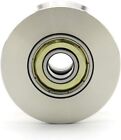 V Groove Stainless Steel Silent Pulley 600lb Silver Tone