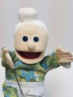 Silly Puppets Granny  caucasian  Glove Puppet Bundle 14 Inch With Arm Rod
