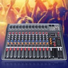 12-channel Usb Bluetooth Live Studio Audio Mixer Power Mixing Console Board Pro