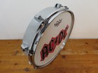 Ac dc Wall Art Display Drum 3 5  X 14  Vintage Ludwig 3-ply 8 Lug Silver Sparkle