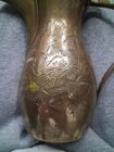 Vintage Islamic Arabic Brass Dallah Coffee Tea Pot 11    Tall Middle Eastern