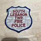 Vintage South Lebanon Twsp  Fire Police Patch  Pre Owned