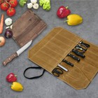 Waterproof Foldable Chef Knife Bag Roll Kitchen Canvas Culinary Storage Tool Usa