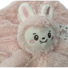 New Oobles Baby Lovey Pink Girl Infant Plush Comfort Toy Security Blanket Danbar