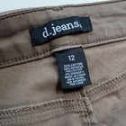 D jeans Women s Size 12 Khaki Stretch Cotton Blend Pants Casual Trousers