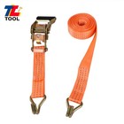 20pack 4000lbs 1 5 Inch X 15 Feet Ratchet Straps J Hooks Heavy Duty Tie Down Set