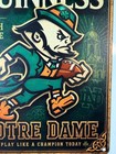 Guinness Beer Notre Dame Football Sign -  Fighting Irish - College Football