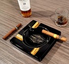 Cigar Ashtray Holder Ceramic Holder 4 Cigars Outdoor Cigarette Ashtrays Gift Box
