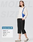 Women Capri Pants Cotton Wide Leg Sweatpants Pajama Yoga Sports Running Trousers