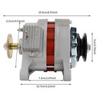 1kw Pma Permanent Magnet Generator Ac Brushless Low Rpm Alternator Double Wheel