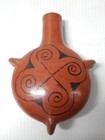 Extra Nice Antique Maricopa Indian Pottery Personal Canteen Shot Container Pot