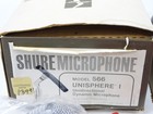 Shure 566 Unisphere I Vintage Unidirectional Dynamic Microphone  new Old Stock 