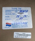Leonard Valve Tm-150-at-lf-rf Tm Alt Temp Mixing Valve 1-1 4   i In X 1-1 2    Out 