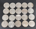 Lot Of 5 1878-1893 Cc  1 Morgan Siler Dollar American Coins - Bu Condition-us