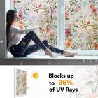 Window Privacy Film  Stained Glass Static Cling  17 5  X 78 7 