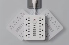14 In 1 Power Strip Surge Protector 8 Outlets 4 Usb 2 Type C Multi Plug New