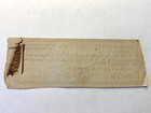 1790 Federal City  washington Dc  Embossed Lottery Ticket - Rare Samuel Blodget