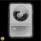 2005-p Marines Commemorative Silver Dollar Ngc Pf69 Ultra Cameo -e629