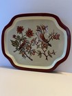 Vintage Mid Century Modern Metal Decorative Or Snack Tray