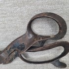 Antique Heavy Duty Tailor Shears Vintage Industrial Fabric Scissors Rust Patina