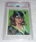 Batman  27 Sinister Smile Cat Woman Topps 1966 Trading Card  Psa 8 mc  Nm-mt