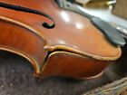 Antique Vintage Violin Project W  Case Japan  needs Repair  No Bow