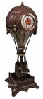 12  Steampunk Hot Air Balloon Table Clock Decor Statue Sculpture Bronze Color